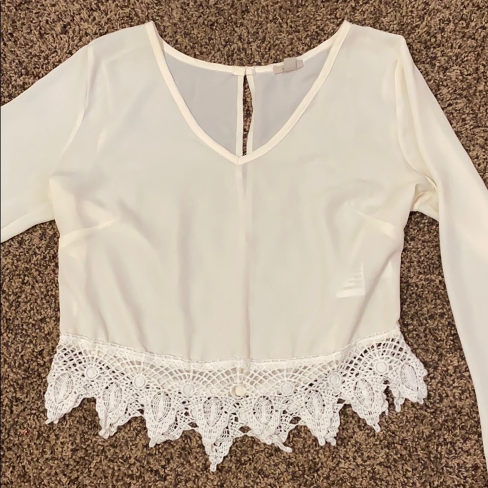 Urban Outfitters Crochet Blouse